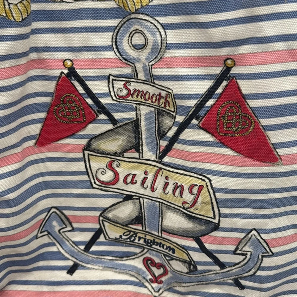 Brighton Sailing Canvas Large Tote Bag TOT7405
